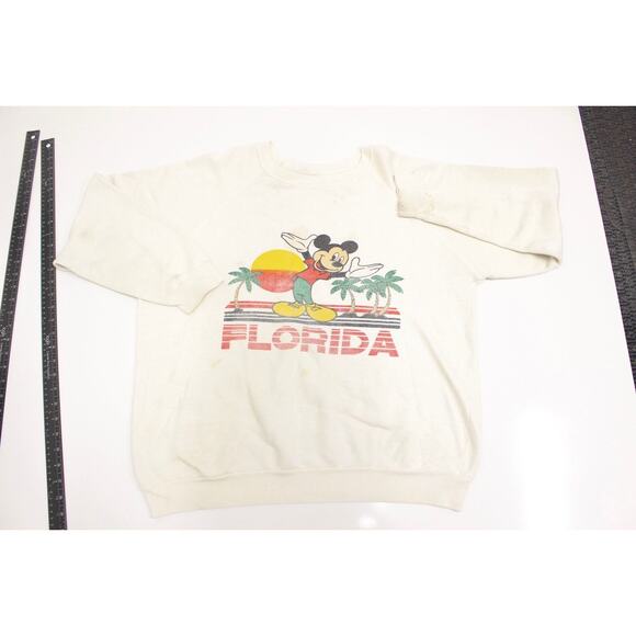 Vintage Walt Disney Mickey Mouse Florida Sweatshirt Large - Picture 5 of 9